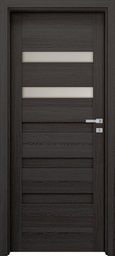 Posuvné interiérové dveře INVADO VERSANO 3 - dýha Enduro 3D - antracit B637