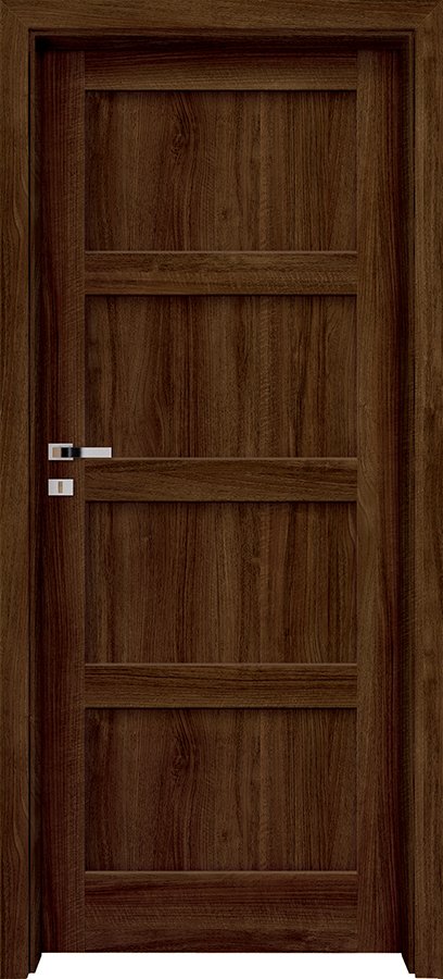 Posuvné interiérové dveře INVADO LARINA FIORI 1 - dýha Enduro 3D - ořech klasický B597