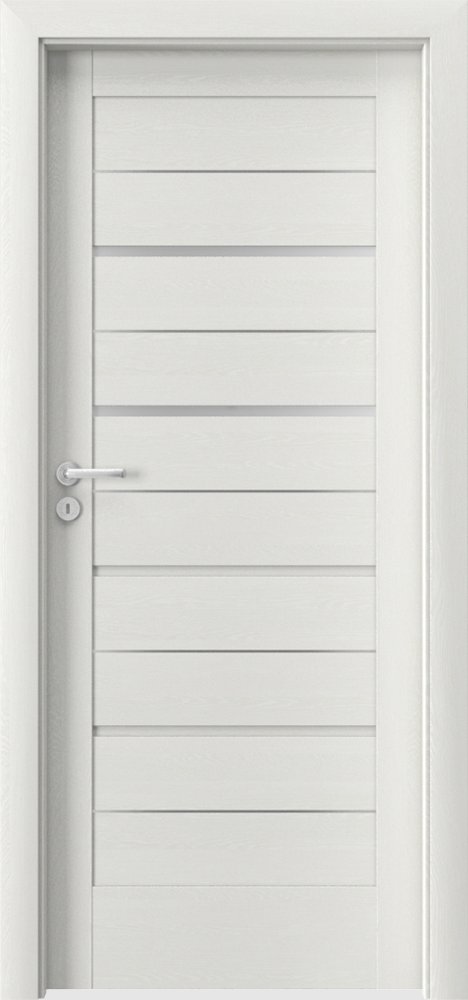 Posuvné interiérové dveře VERTE G - G2 intarzie - dýha Portasynchro 3D - wenge bílá