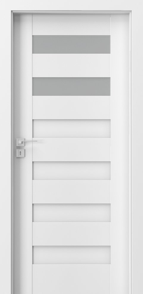 Posuvné interiérové dveře PORTA KONCEPT C.2 - dýha Portadecor - bílá
