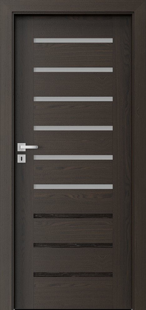 Interiérové dveře PORTA NATURA KONCEPT A.6 - přírodní dýha Select - ořech tmavý