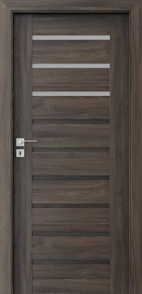 Interiérové dveře PORTA KONCEPT A.3 - dýha Portasynchro 3D - dub tmavý