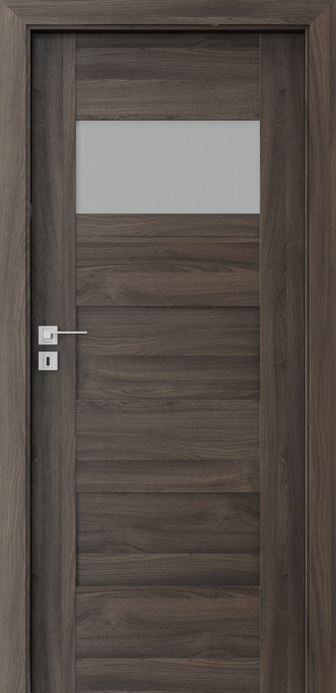 Interiérové dveře PORTA KONCEPT K.1 - dýha Portasynchro 3D - dub tmavý