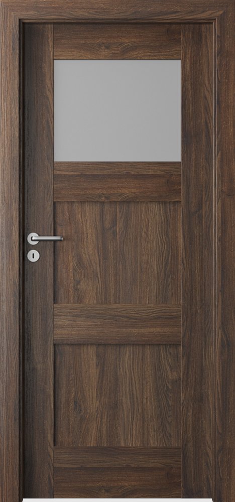 Interiérové dveře VERTE PREMIUM B - B1 - dýha Portasynchro 3D - dub šarlatový