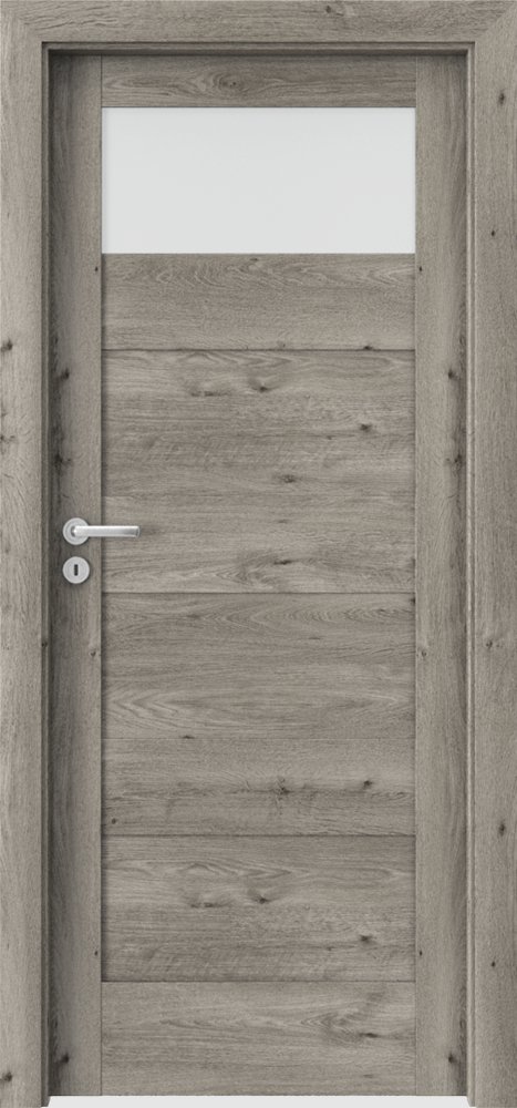 Interiérové dveře VERTE L - L1 - dýha Portaperfect 3D - dub Sibiřský