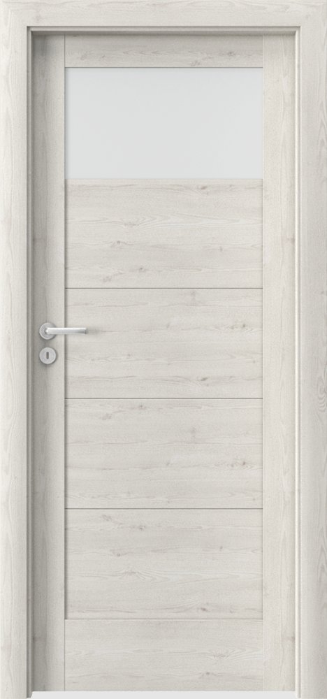 Posuvné interiérové dveře VERTE B - B1 - dýha Portasynchro 3D - borovice norská