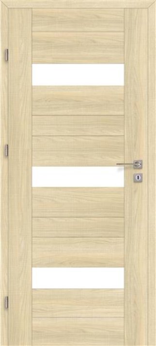 Interiérové dveře VOSTER BERGAMO 50 - dýha 3D - ořech bílý