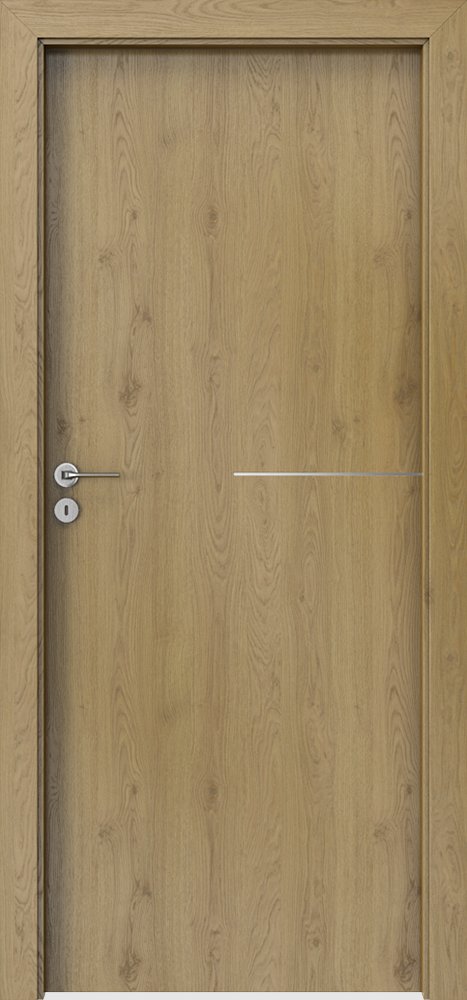 Posuvné interiérové dveře PORTA LINE G.1 - dýha Portaperfect 3D - dub přírodní