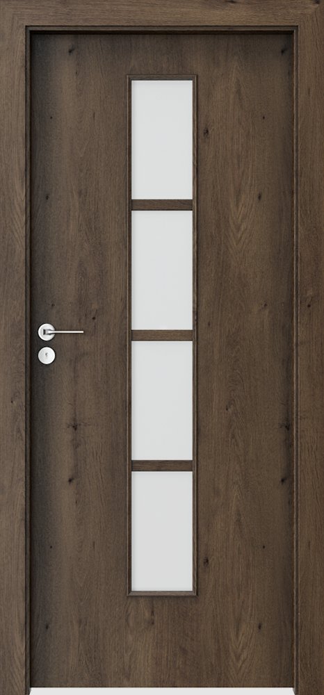 Posuvné interiérové dveře PORTA STYL 2 - dýha Portaperfect 3D - dub jižní