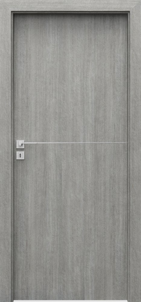 Interiérové dveře PORTA LINE F.1 - Portalamino - dub stříbřitý