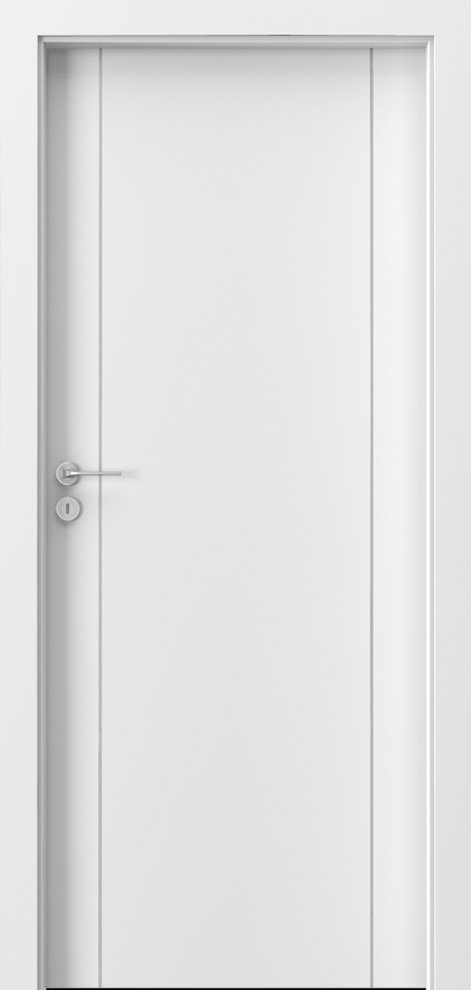 Interiérové dveře PORTA LINE A.1 - dýha CPL HQ 0,2 - bílá