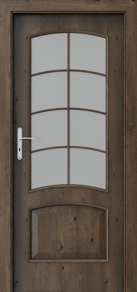 Interiérové dveře PORTA NOVA 6.4 - dýha Portaperfect 3D - dub jižní