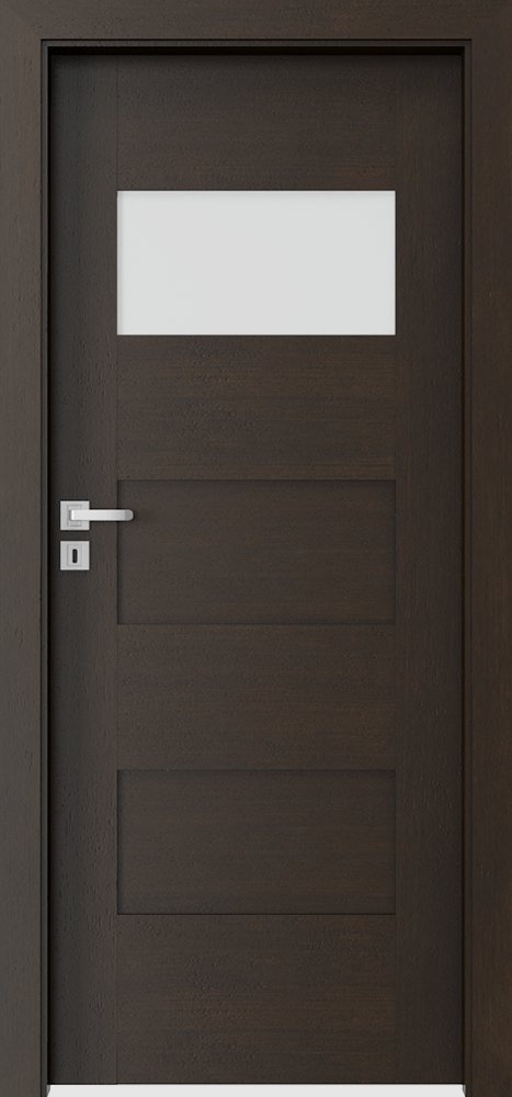 Interiérové dveře PORTA NATURA KONCEPT K.1 - přírodní dýha Satin - nero
