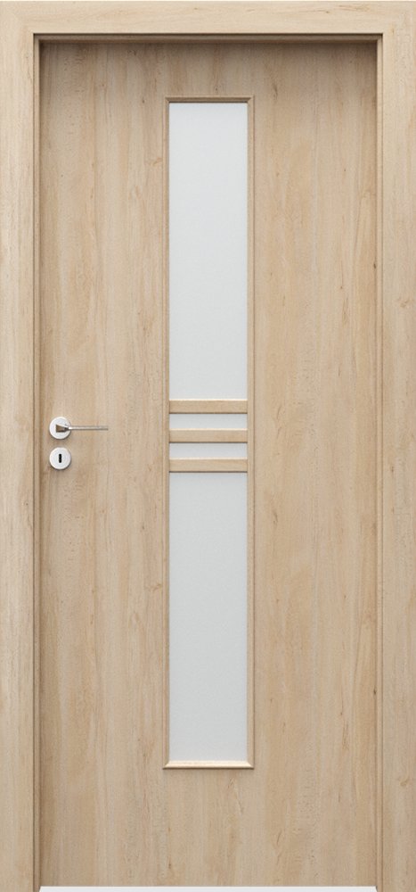 Interiérové dveře PORTA STYL 1 - dýha Portaperfect 3D - buk Skandinávský