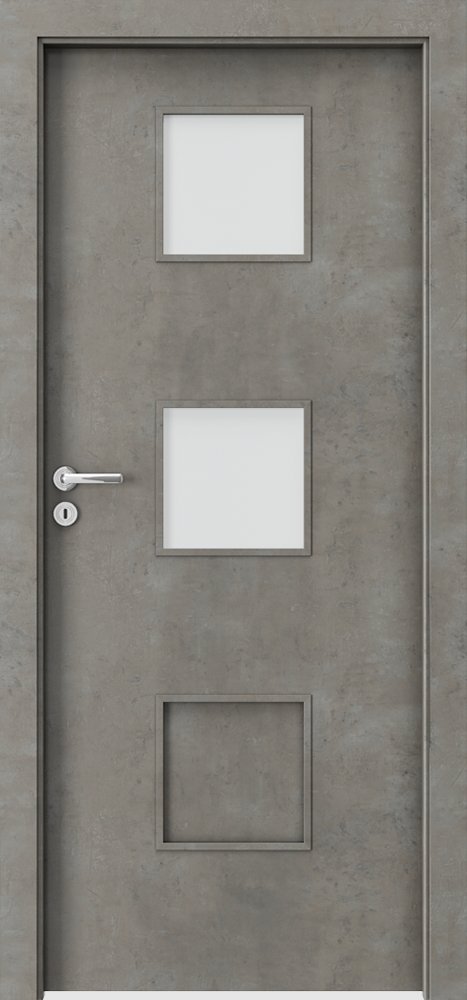 Interiérové dveře PORTA FIT C.2 - dýha CPL HQ 0,2 - beton světlý