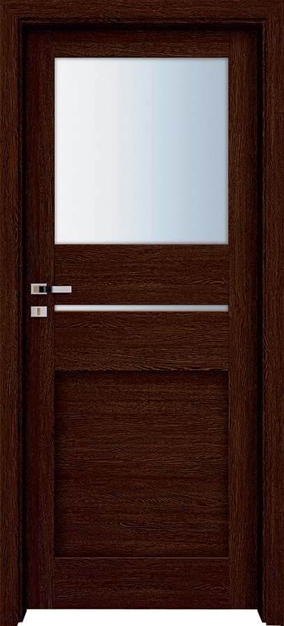 Posuvné interiérové dveře INVADO VINADIO 2 - dýha Enduro 3D - dub ušlechtilý B541