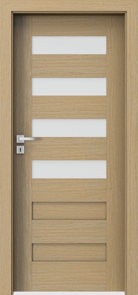Interiérové dveře PORTA NATURA KONCEPT C.4 - přírodní dýha Standard - dub 1