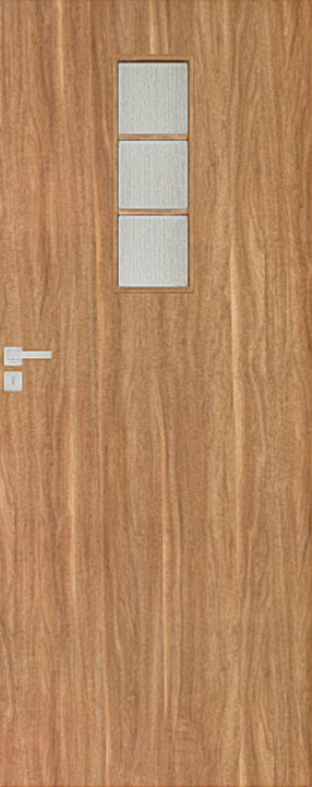 Interiérové dveře DRE STANDARD 50s - dýha DRE-Cell - ořech karamelový