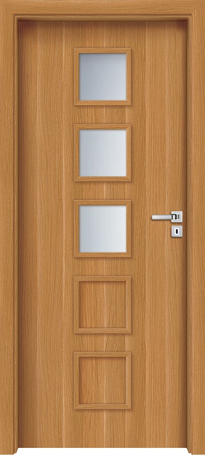Interiérové dveře INVADO TORINO 4 - Eco-Fornir forte - dub eterno B474
