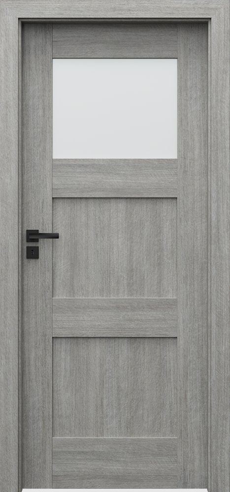 Interiérové dveře VERTE PREMIUM B - B1 - Portalamino - dub stříbřitý