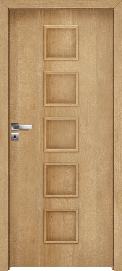 Interiérové dveře INVADO TORINO 1 - dýha Enduro 3D - dub evropský B639