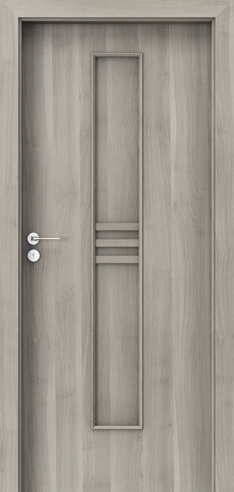 Interiérové dveře PORTA STYL 1 - dýha Portasynchro 3D - akát stříbrný