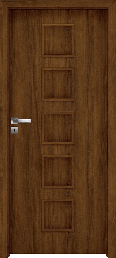 Interiérové dveře INVADO TORINO 1 - dýha Enduro 3D - ořech klasický B597