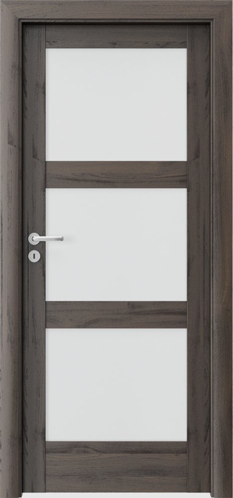 Interiérové dveře VERTE N - N3 - dýha Portasynchro 3D - dub tmavý 