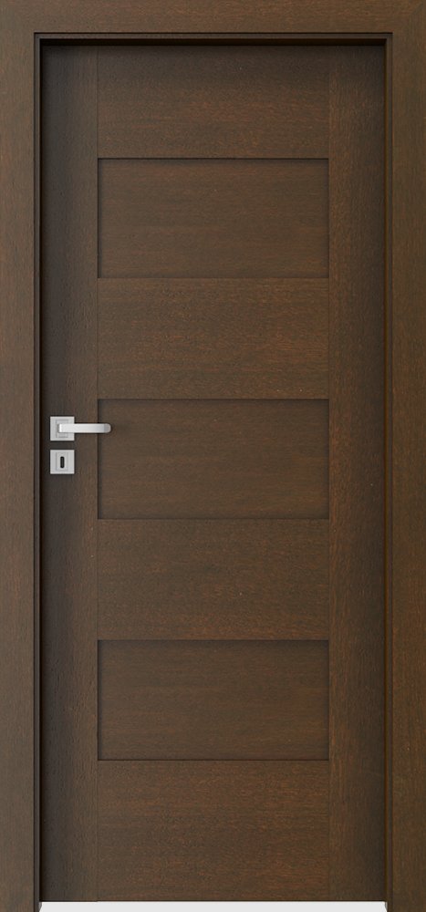 Interiérové dveře PORTA NATURA KONCEPT K.0 - přírodní dýha Satin - mocca
