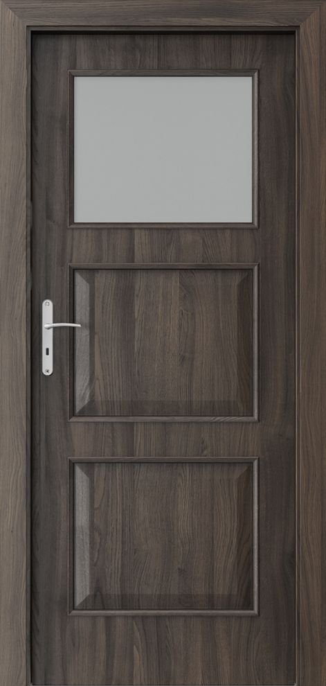 Posuvné interiérové dveře PORTA NOVA 4.2 - dýha Portasynchro 3D - dub tmavý