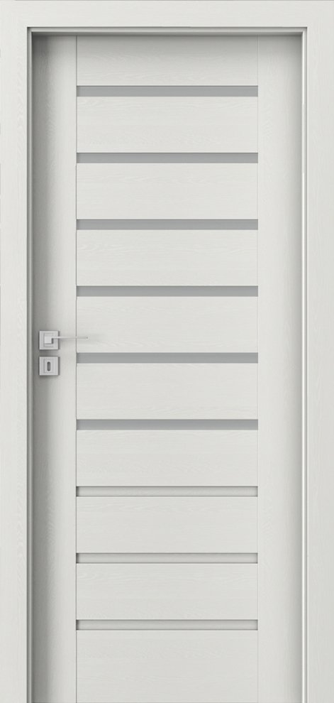Posuvné interiérové dveře PORTA KONCEPT A.6 - dýha Portasynchro 3D - wenge bílá