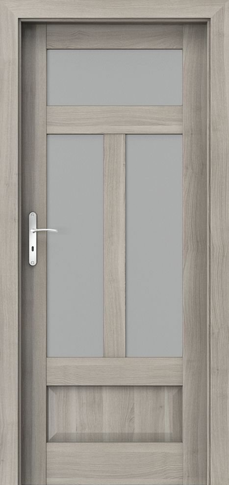Interiérové dveře PORTA HARMONY B.2 - dýha Portasynchro 3D - akát stříbrný