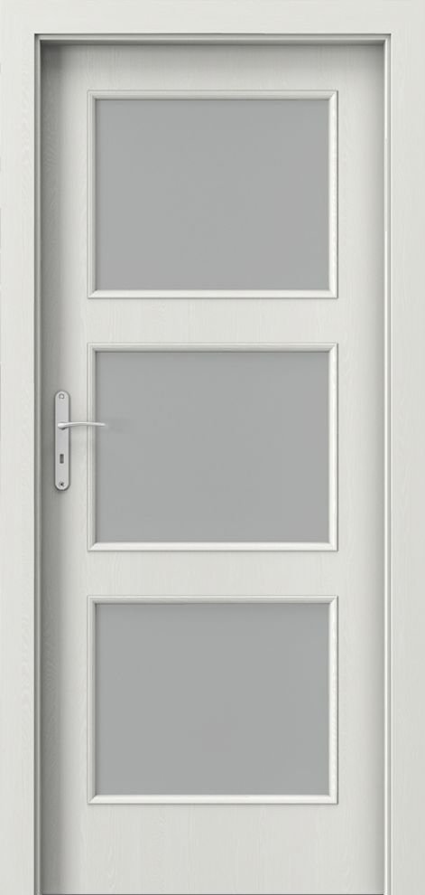 Posuvné interiérové dveře PORTA NOVA 4.4 - dýha Portasynchro 3D - wenge bílá