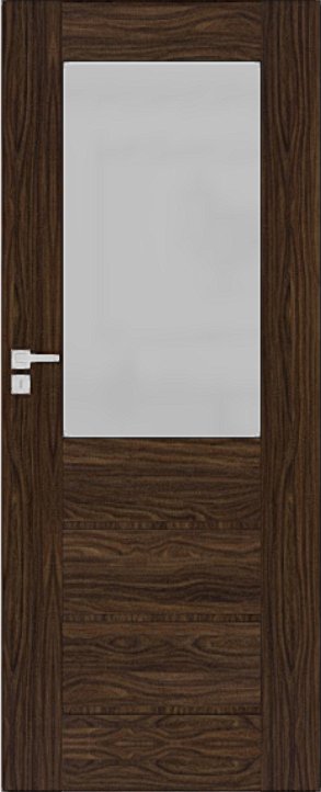 Interiérové dveře DRE PREMIUM 6 - dekorativní dýha 3D - eben (do vyprodání zásob)