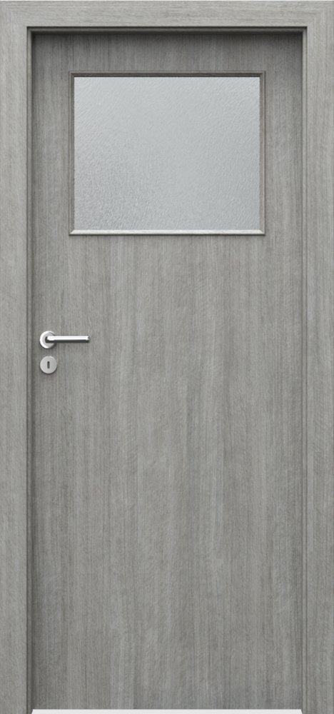 Interiérové dveře PORTA DECOR - model M - Portalamino - dub stříbřitý