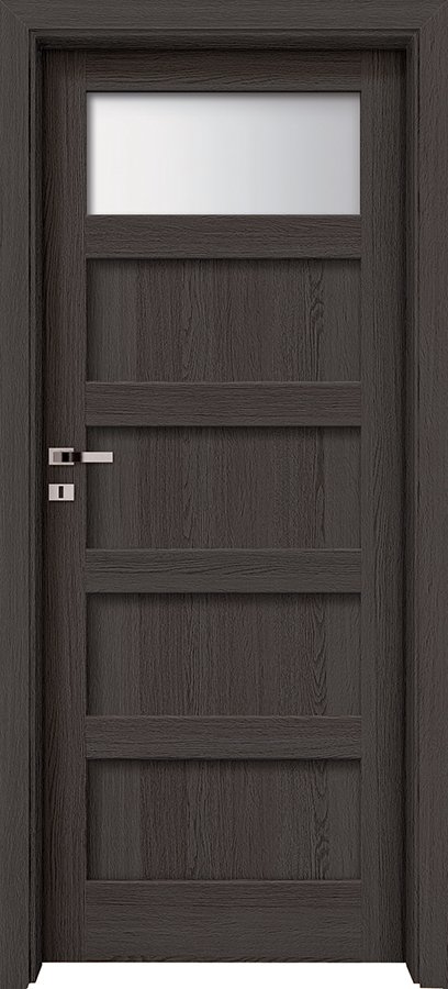 Interiérové dveře INVADO LARINA NUBE 2 - dýha Enduro 3D - antracit B637
