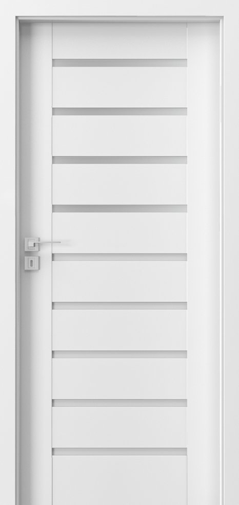 Interiérové dveře PORTA KONCEPT A.4 - dýha Portadecor - bílá