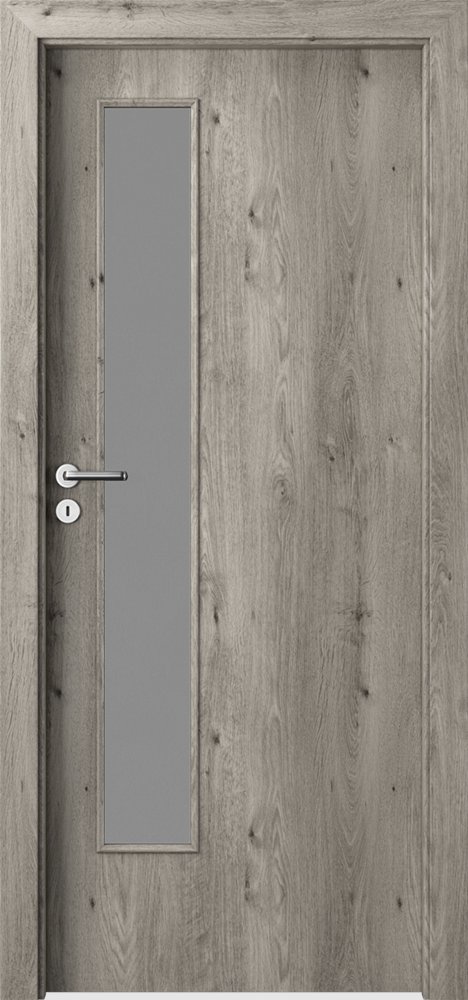 Interiérové dveře PORTA DECOR - model L - dýha Portaperfect 3D - dub Sibiřský