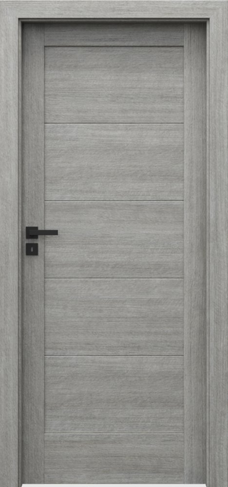 Posuvné interiérové dveře VERTE B - B0 - Portalamino - dub stříbřitý