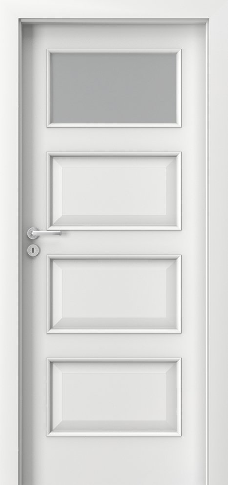 Posuvné interiérové dveře PORTA Laminát CPL 5.2 - dýha CPL HQ 0,2 - bílá