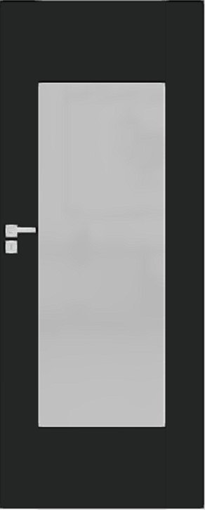 Interiérové dveře DRE AURI - model 4 - dýha DRE-Cell - černá mat 2