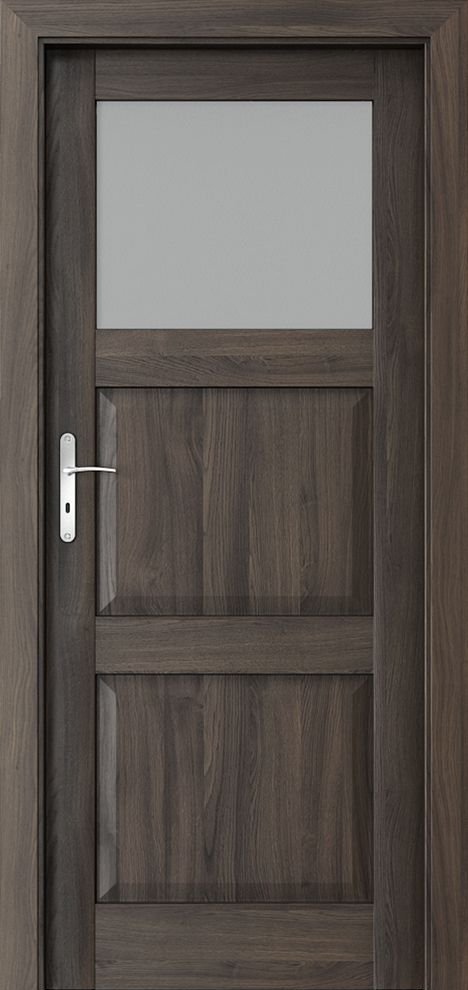 Interiérové dveře PORTA BALANCE D.1 - dýha Portasynchro 3D - dub tmavý