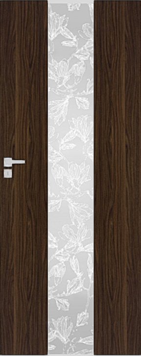 Interiérové dveře DRE VETRO B - B14 - dekorativní dýha 3D - eben (do vyprodání zásob)