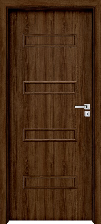 Interiérové dveře INVADO PARMA 3 - dýha Enduro 3D - ořech klasický B597