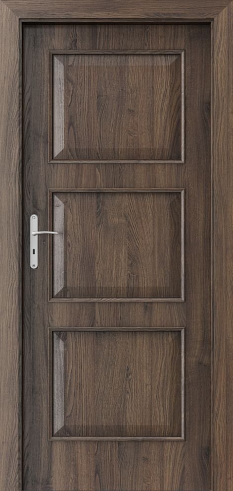 Posuvné interiérové dveře PORTA NOVA 4.1 - dýha Portasynchro 3D - dub šarlatový