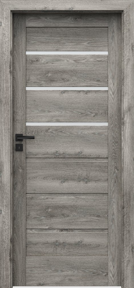 Interiérové dveře VERTE HOME J - J3 - dýha Portaperfect 3D - dub Sibiřský