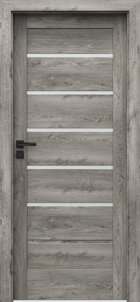Interiérové dveře VERTE HOME J - J5 - dýha Portaperfect 3D - dub Sibiřský