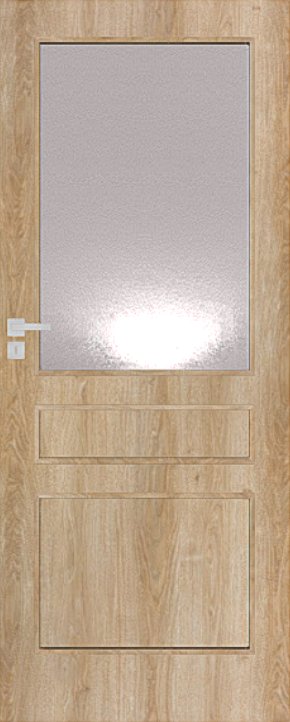 Interiérové dveře DRE CARLA 40 - dekorativní dýha 3D - jilm