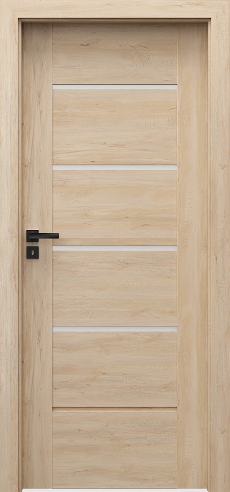 Interiérové dveře VERTE PREMIUM E - E4 - dýha Portaperfect 3D - buk Skandinávský