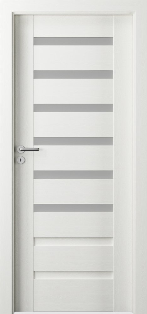 Posuvné interiérové dveře VERTE PREMIUM D - D6 - dýha Portasynchro 3D - wenge bílá
